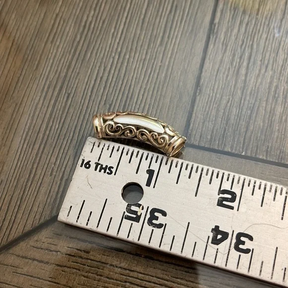 Sterling Silver Filigree- Scroll Slide - Bar Pendant